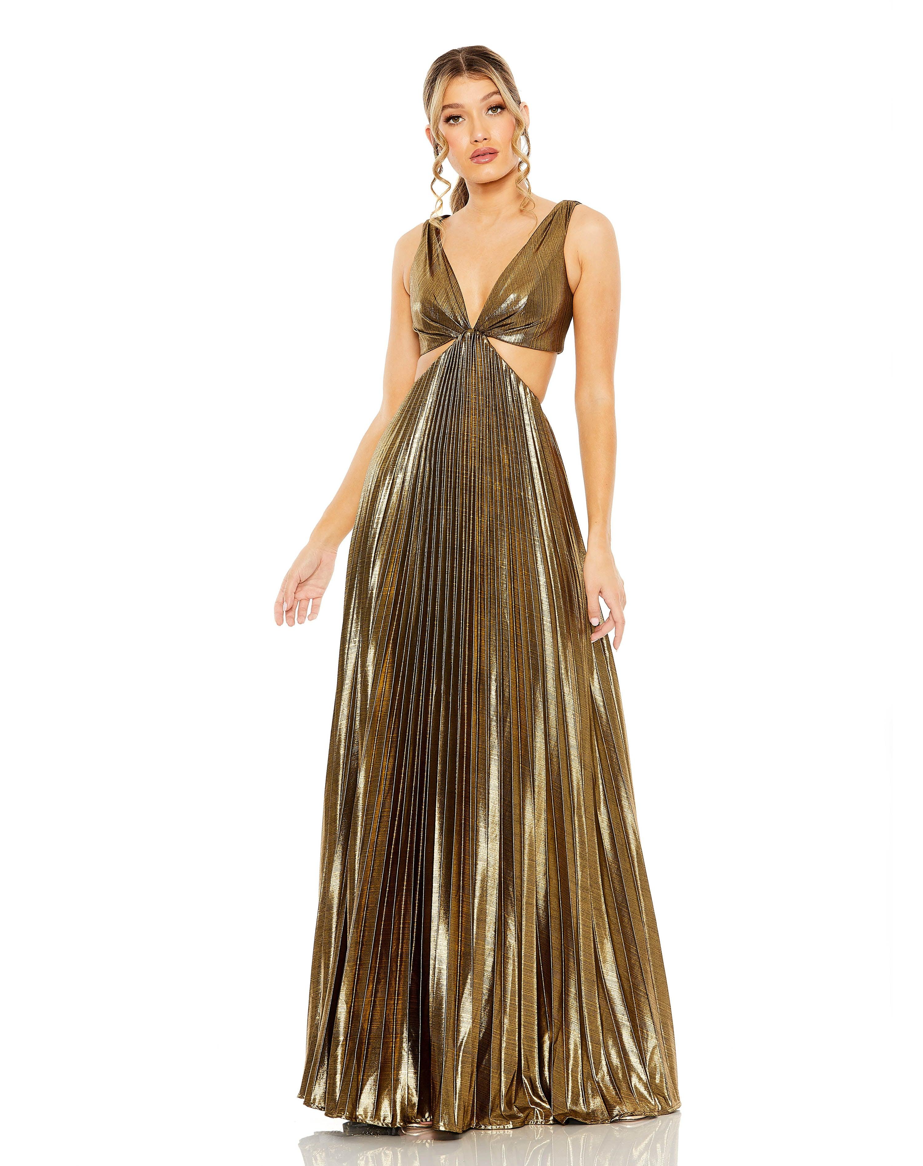 Jovani Dress 04170 | Bronze One-Shoulder Formal Ballgown